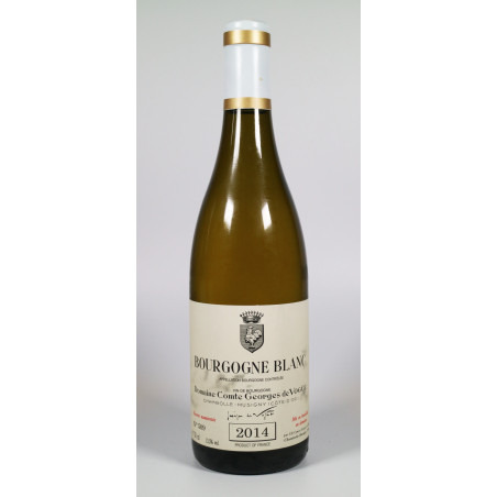 Domaine Comte Georges de Vogue Bourgogne Blanc 2014 (Stained Label)